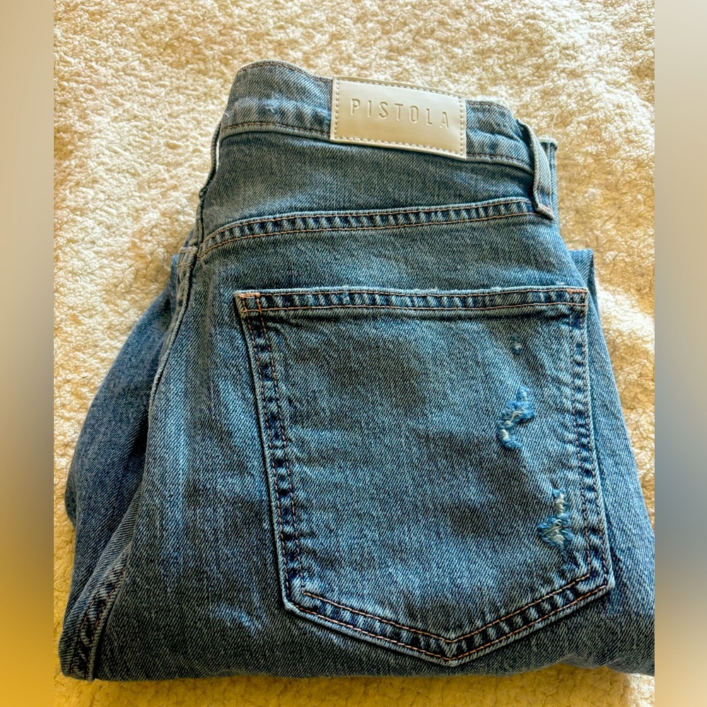 Pistola Denim Kate High Rise Slim Straight Jeans